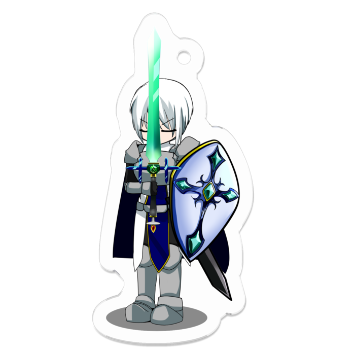 アクリルキーホルダー - 50 x 50 (mm)