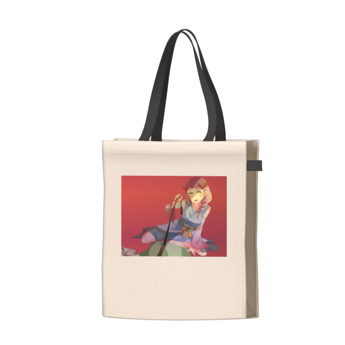 ツートンカラーバッグ - ブラック - W34 × H41 × D14cm