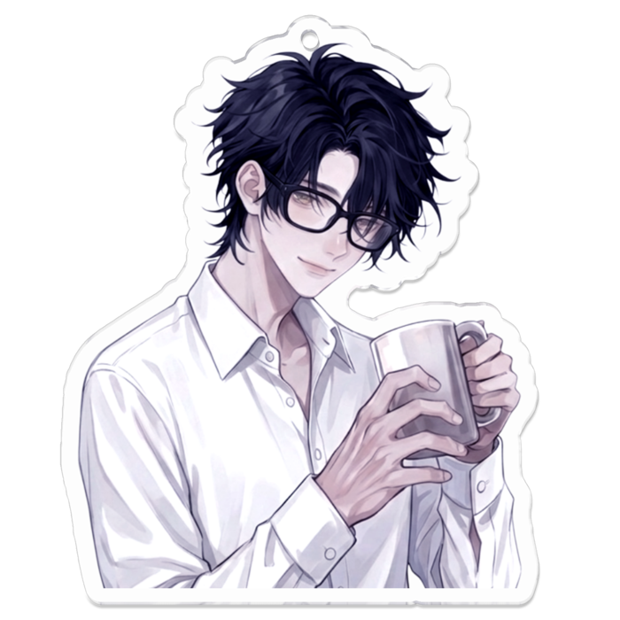 アクリルキーホルダー（コーティング） - 70 x 70 (mm)