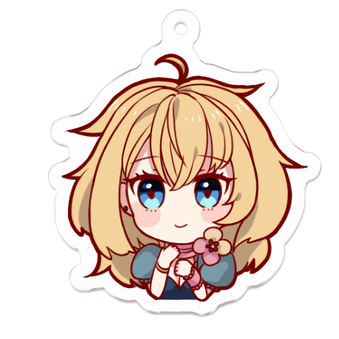 アクリルキーホルダー - 50 x 50 (mm)