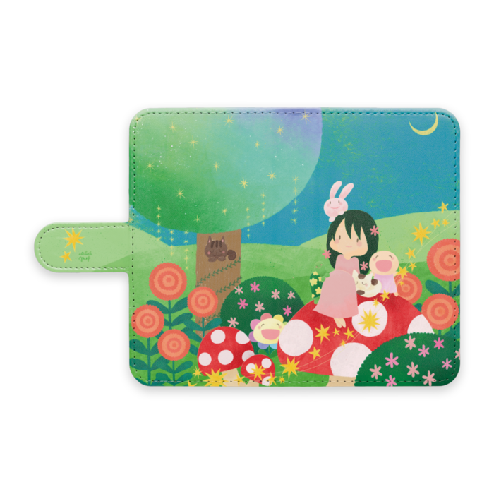 手帳型Androidケース - S - ストラップ穴 なし
