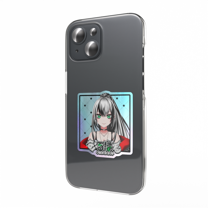 オーロラスマホステッカー - W55 × H91mm 以内