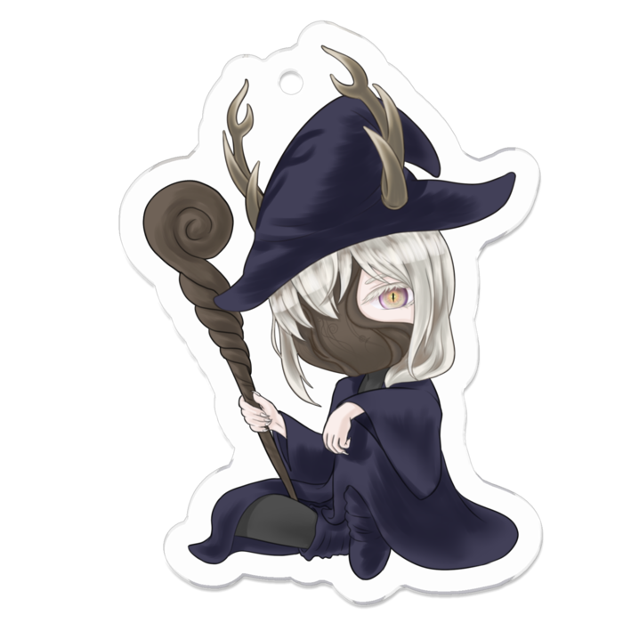 アクリルキーホルダー（コーティング） - 50 x 50 (mm)