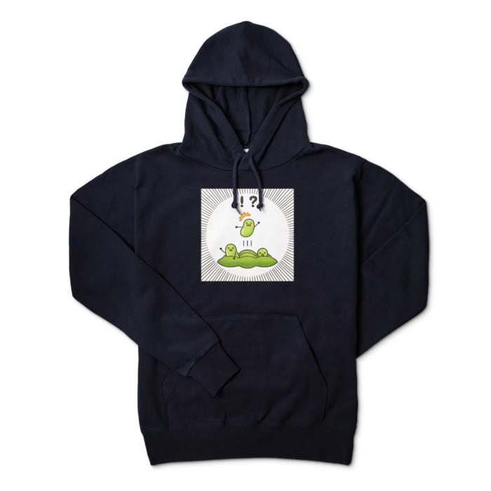 プルパーカー　紺　L