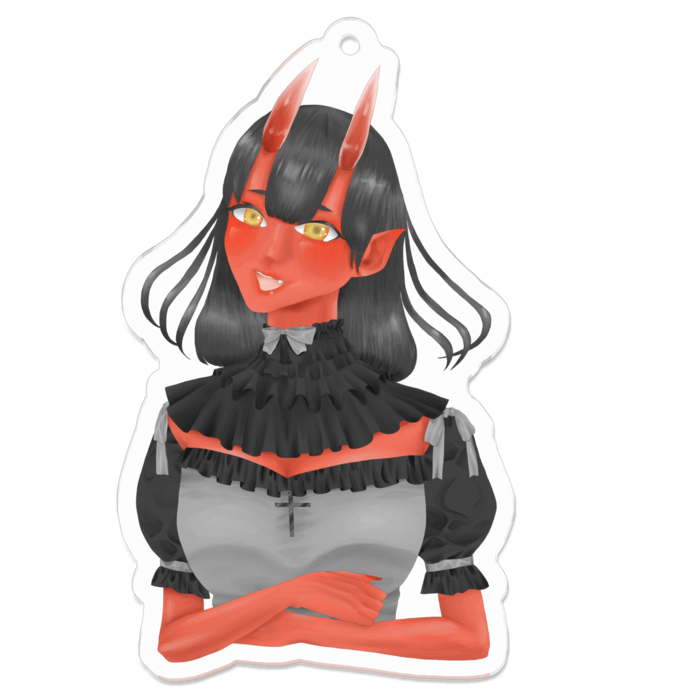 アクリルキーホルダー - 70 x 70 (mm)