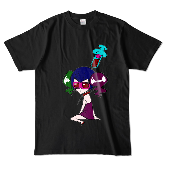 カラーTシャツ - L - ブラック (濃色)