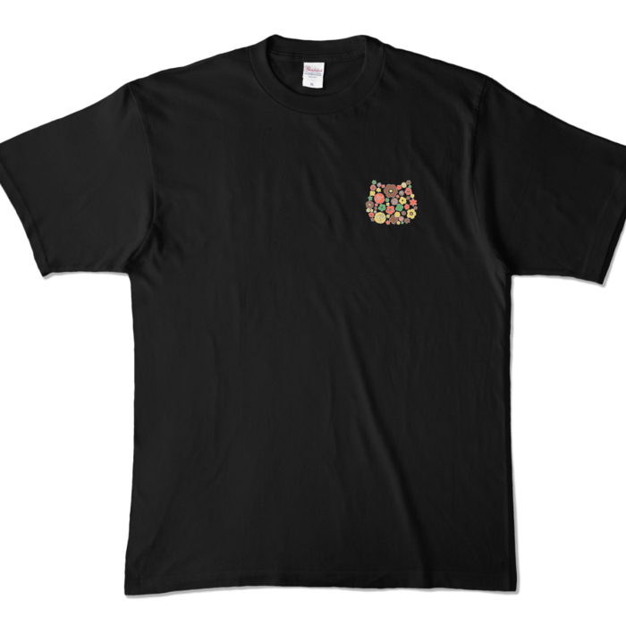 カラーTシャツ - XL - ブラック (濃色)