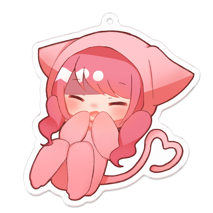 アクリルキーホルダー - 70 x 70 (mm)