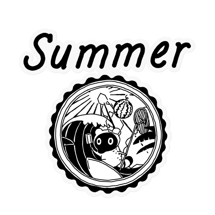 ステッカー - 100 x 100 (mm)