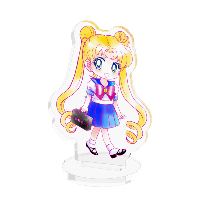 アクリルフィギュア - 50x50mm(月野うさぎ制服)