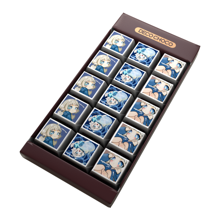 DECOチョコ - 列ごとにデザイン