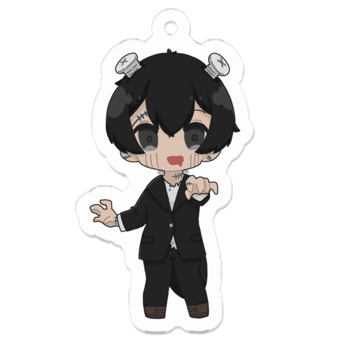 アクリルキーホルダー（コーティング） - 50 x 50 (mm)