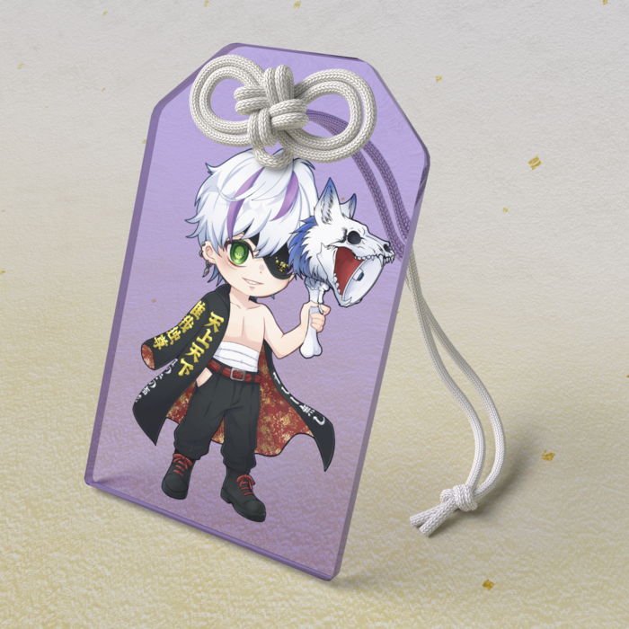 アクリルお守り - 50 × 80mm