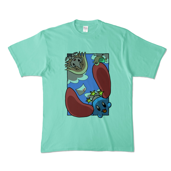 カラーTシャツ - XL - アイスグリーン (淡色)