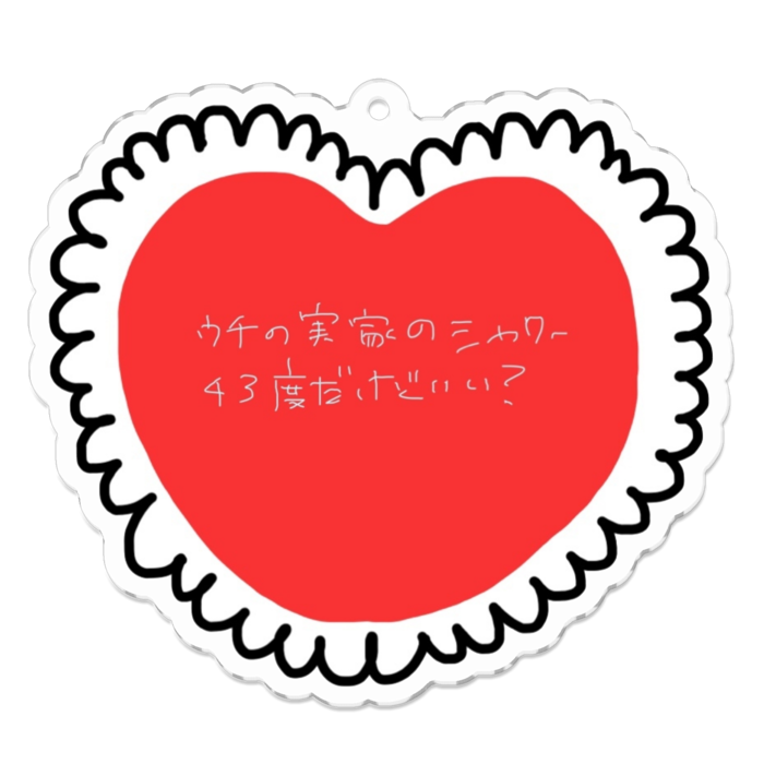 アクリルキーホルダー - 70 x 70 (mm)