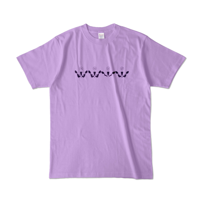 「モモンガ」Tシャツ - L - ライトパープル (淡色)