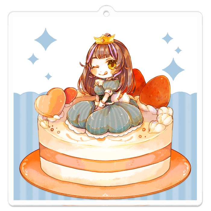 アクリルキーホルダー - 70 x 70 (mm)