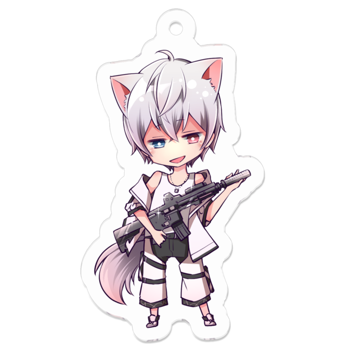 アクリルキーホルダー - 50 x 50 (mm)