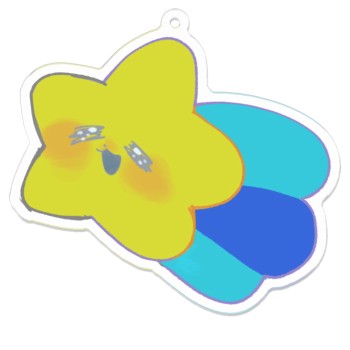 アクリルキーホルダー - 70 x 70 (mm)