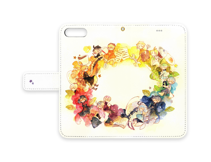 手帳型iPhoneケース - iPhone7 Plus - ストラップ穴 あり