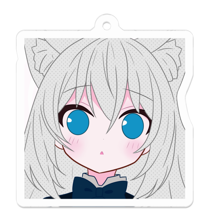 アクリルキーホルダー - 50 x 50 (mm)