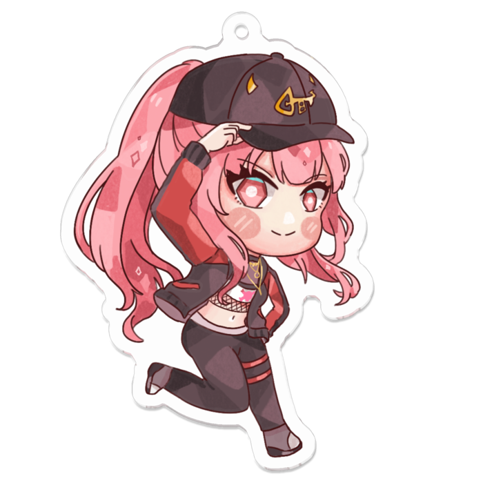 アクリルキーホルダー - 70 x 70 (mm)