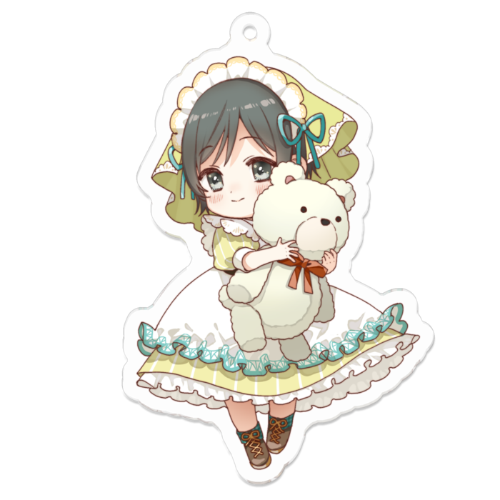 アクリルキーホルダー（コーティング） - 70 x 70 (mm)