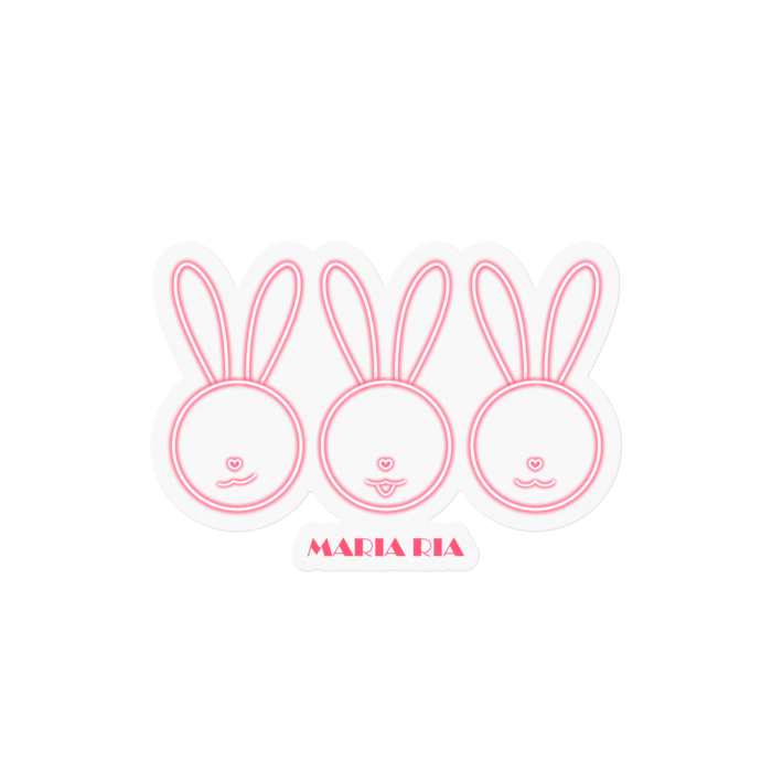 ロゴステッカー　ピンク