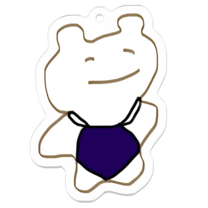 アクリルキーホルダー - 50 x 50 (mm)