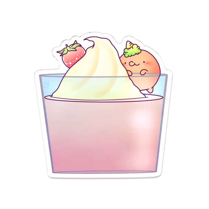 アクリルバッジ - 70 x 70 (mm)