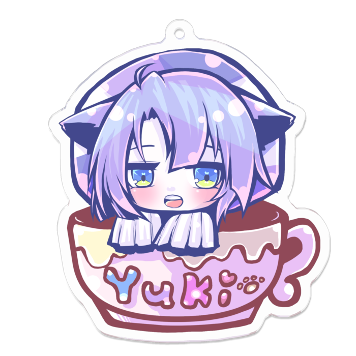アクリルキーホルダー - 70 x 70 (mm)