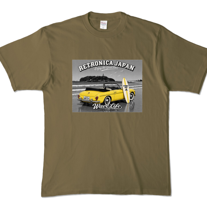 カラーTシャツ - XL - オリーブ (濃色)