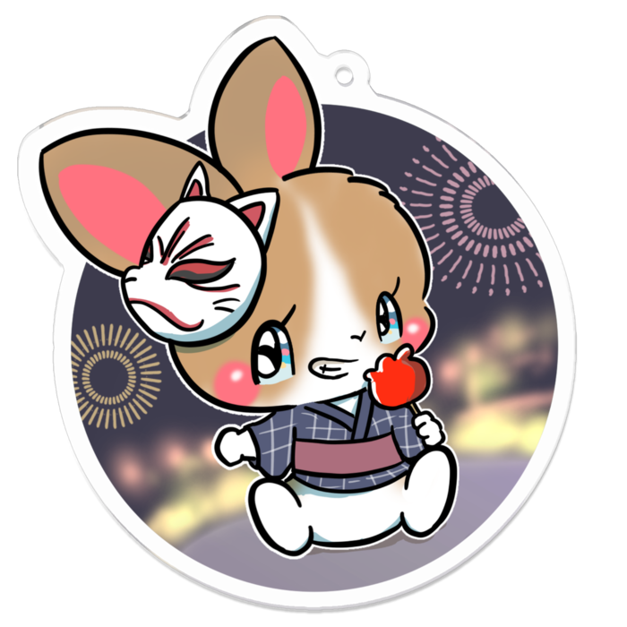 アクリルキーホルダー - 70 x 70 (mm)