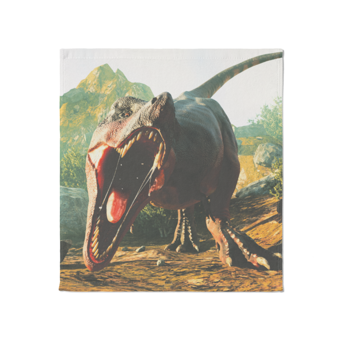 タオル ティラノサウルス正面 ダイナ堂 Booth