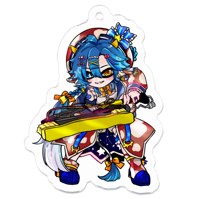 アクリルキーホルダー - 50 x 50 (mm)