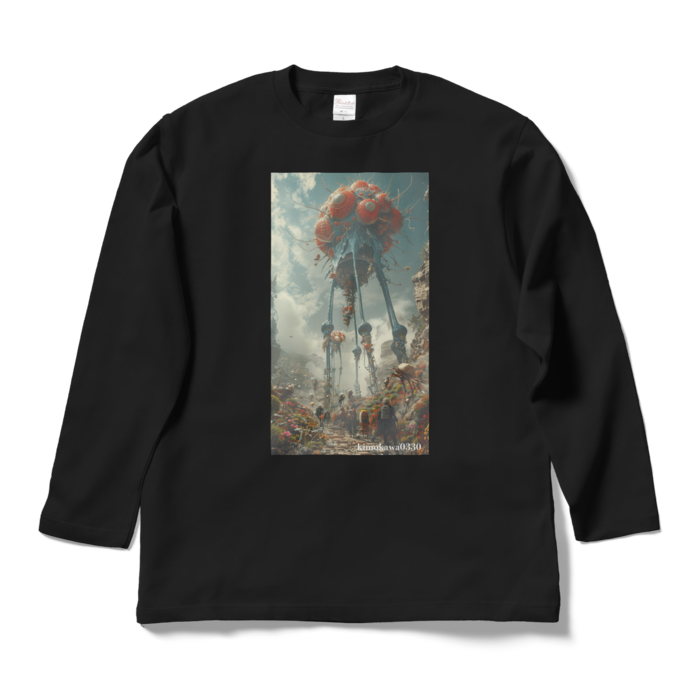 ロングスリーブTシャツ - L - ブラック