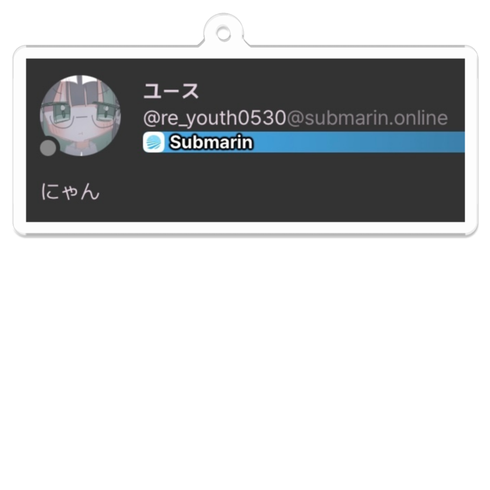 アクリルキーホルダー - 70 x 70 (mm)