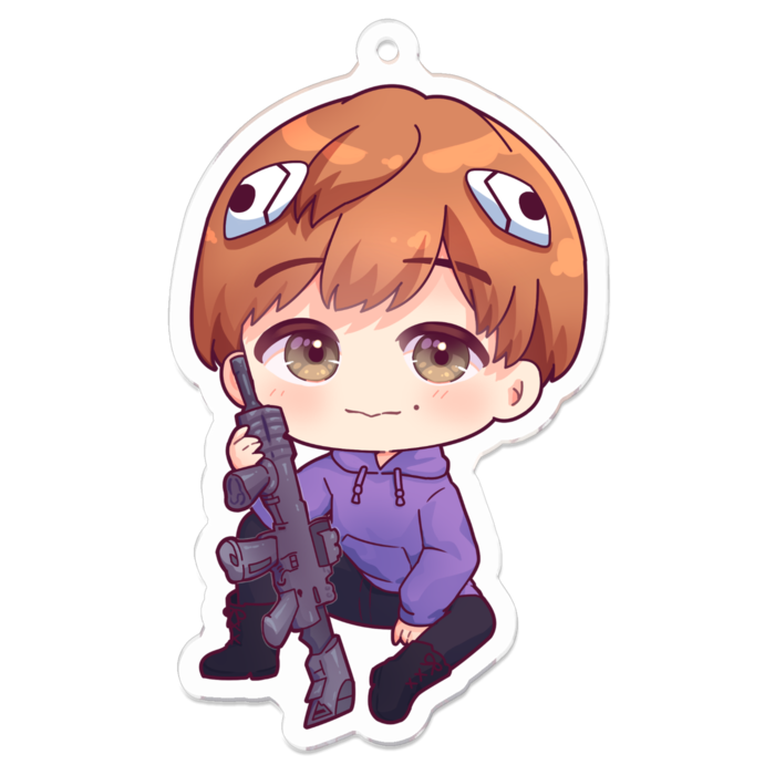 アクリルキーホルダー - 70 x 70 (mm)