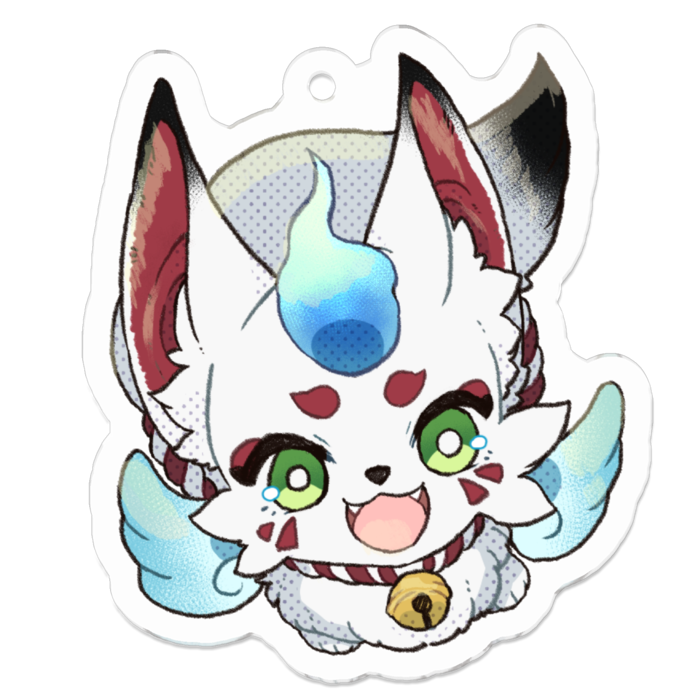 アクリルキーホルダー（コーティング） - 50 x 50 (mm)