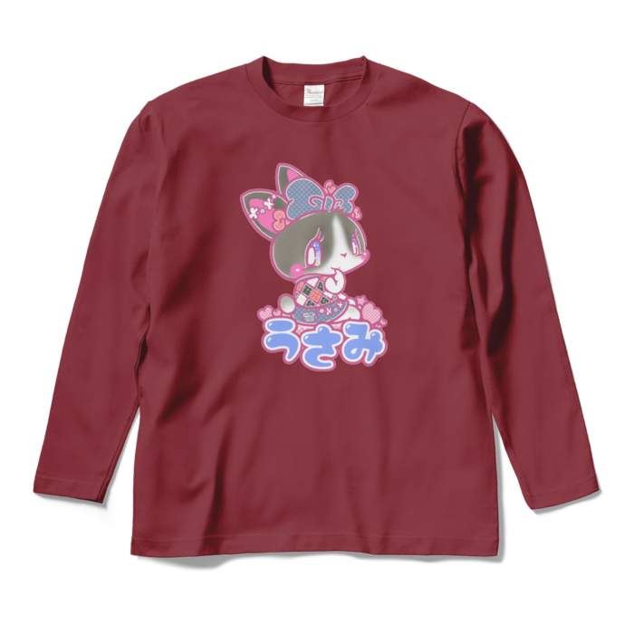 ロングスリーブTシャツ - M - バーガンディ