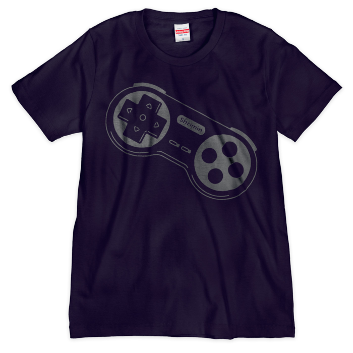 Tシャツ 【ネイビー×グレー】 - S -
