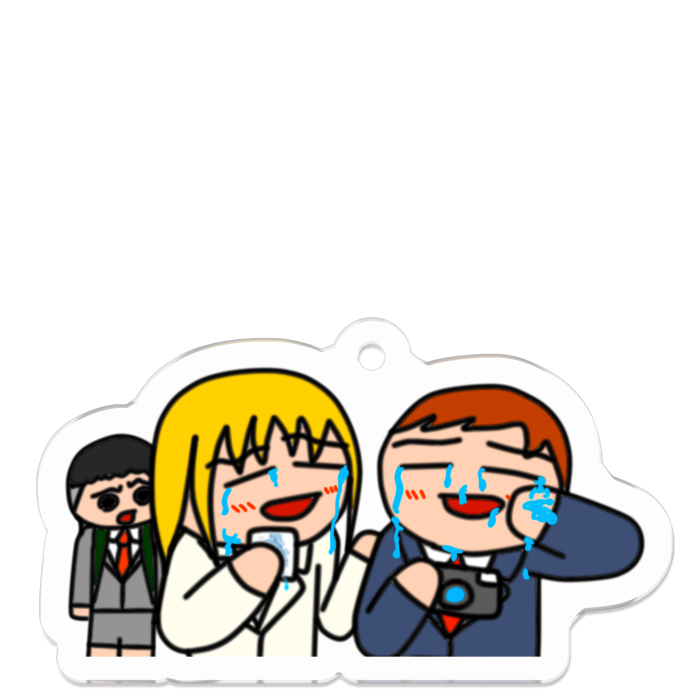 アクリルキーホルダー - 50 x 50 (mm)