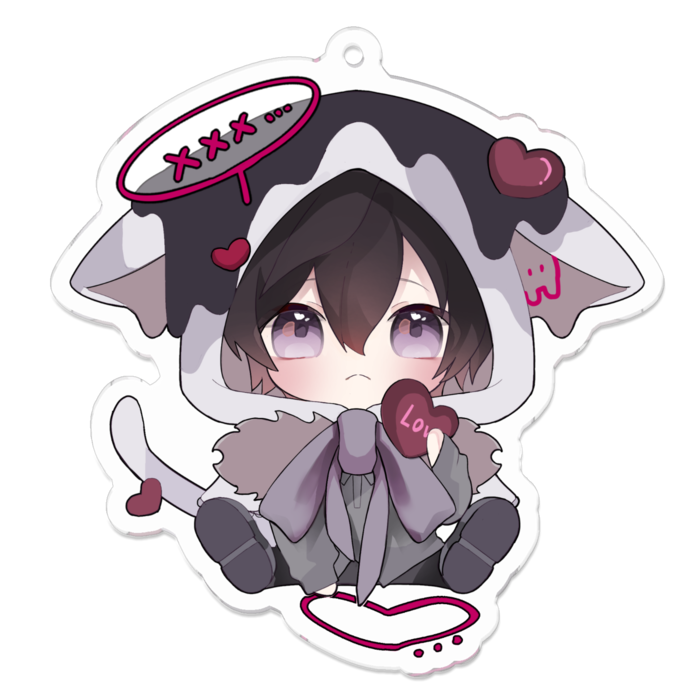 アクリルキーホルダー - 70 x 70 (mm)