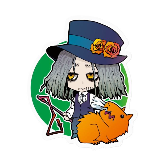 ステッカー - 100 x 100 (mm)