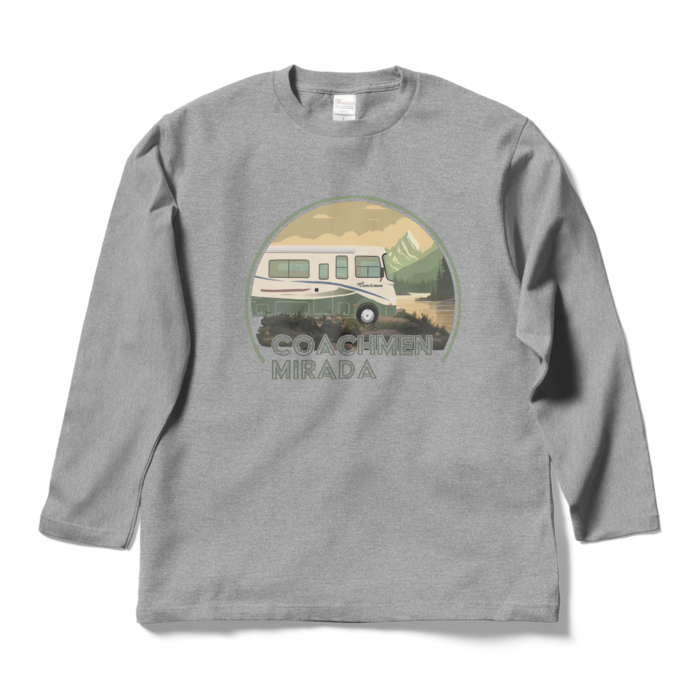 ロングスリーブTシャツ - L - 杢グレー
