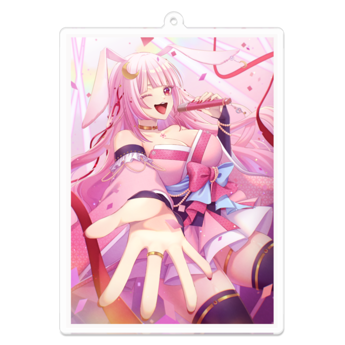 アクリルキーホルダー（コーティング） - 100 x 100 (mm)