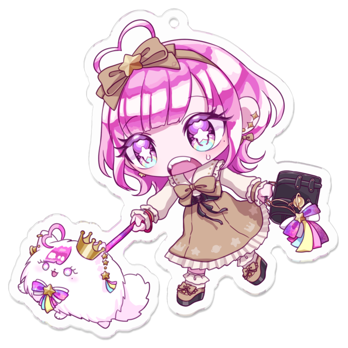 アクリルキーホルダー - 70 x 70 (mm)