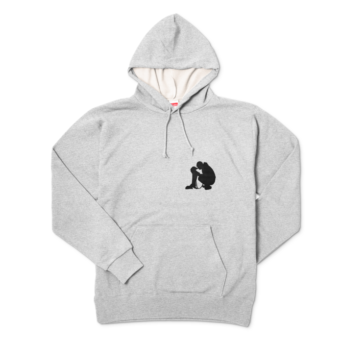 パーカー - XL - 杢グレー