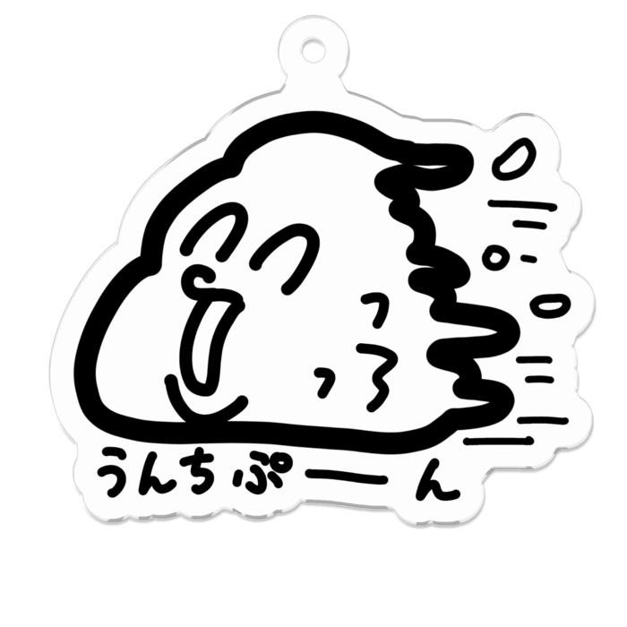 アクリルキーホルダー - 50 x 50 (mm)