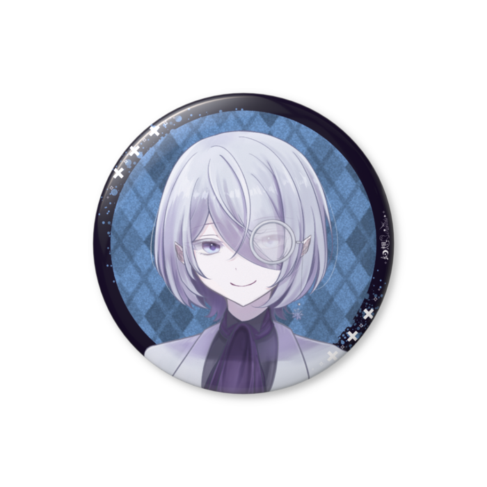 【崩壊都市】ホワイト・ネディリオン缶バッジ（バリュー） - 56mm
